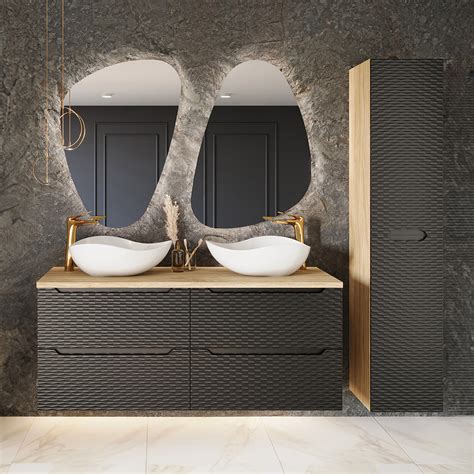 Illustration comparative de vasque encastrée et vasque à poser