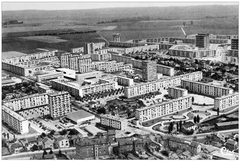 Plan d'un grand ensemble des années 1950