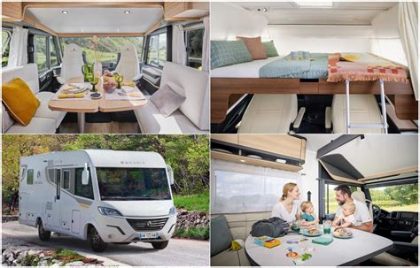 Différents agencements de salon dans un camping-car
