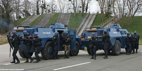 Gendarmerie déployée sur le site de Sainte-Soline