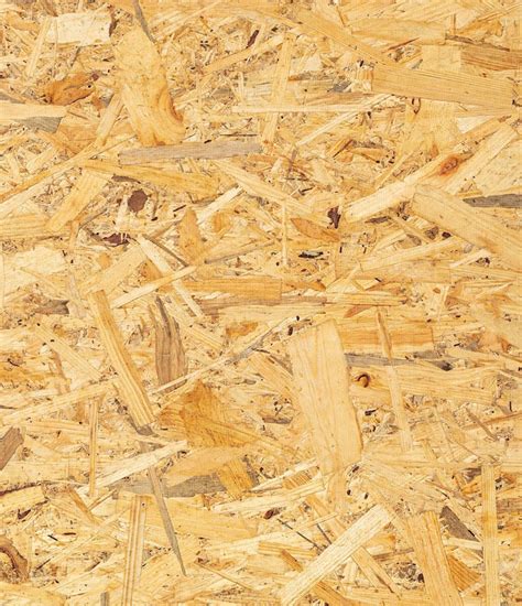 Gros plan sur la texture d'un panneau OSB