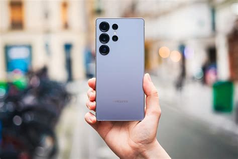 Interface utilisateur d'un smartphone Samsung Galaxy