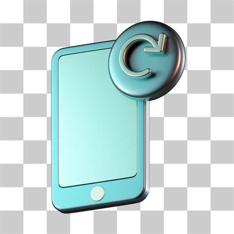 Icône de mise à jour sur un smartphone