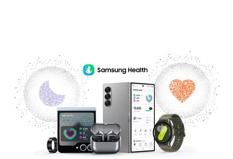 Interface de l'application Samsung Health