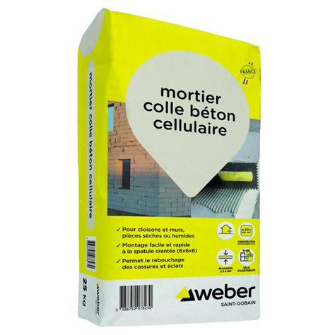 béton cellulaire et mortier-colle