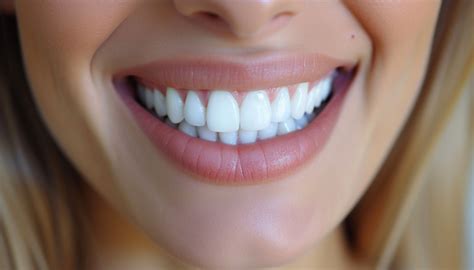 Dents blanches et sourire éclatant