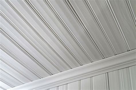 Exemple de lambris PVC avec différentes finitions