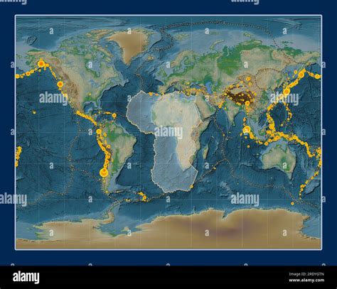 Projection stéréographique de la Terre