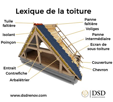 Vue de l'abri de jardin avec la toiture et les murs en transparence, montrant les poutres