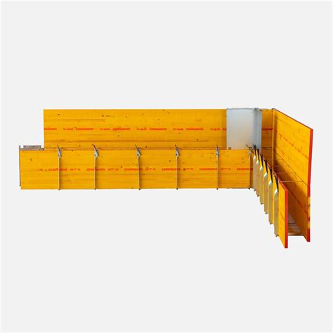 Schéma d'un coffrage de tuyau avec tasseaux et panneaux MDF