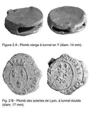 Types de plombs de scellé : plateau et tunnel