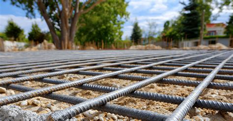 Vue rapprochée d'une surface de béton préparée avec un primaire