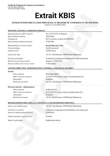 Schéma expliquant les différents registres d'entreprises en France (Sirene, RNE, KBIS)