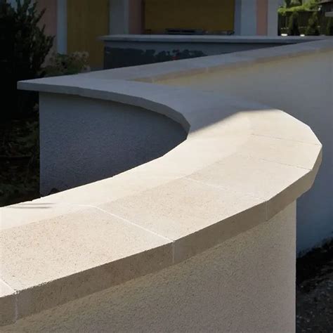 Chapeau de muret peint en polyuréthane