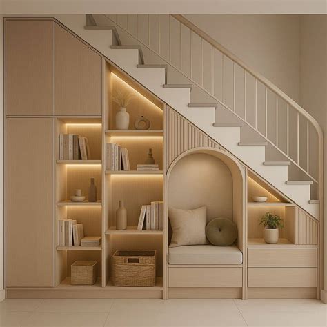 Idées de décoration pour un espace sous escalier