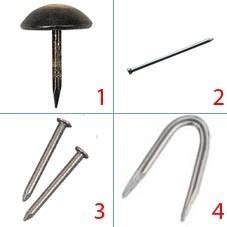 Différents types de clous