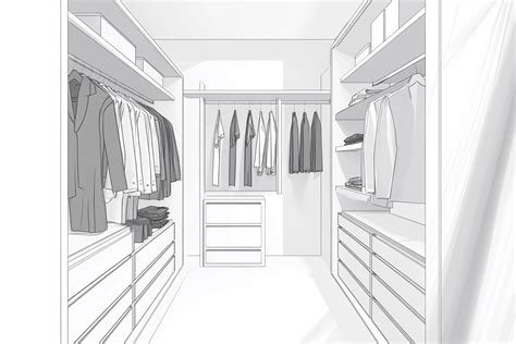 Plan d'un dressing optimisé