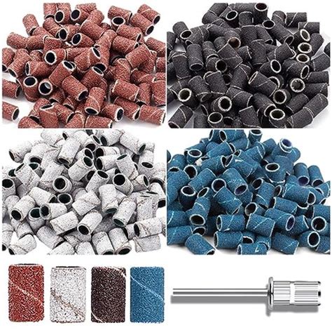 Bandes de ponçage de différentes granulométries