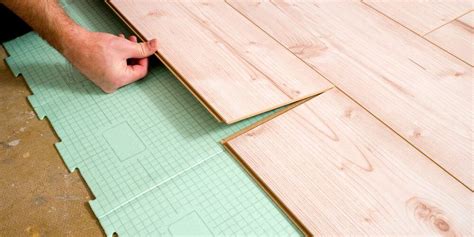 Image de différentes sous-couches parquet