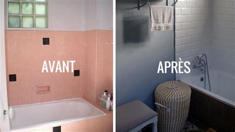 Salle de bain rénovée avec peinture époxy sur carrelage