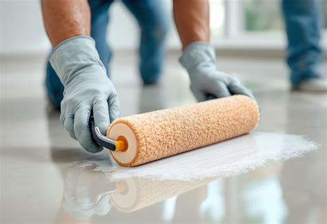 Nettoyage et préparation du carrelage avant application de résine