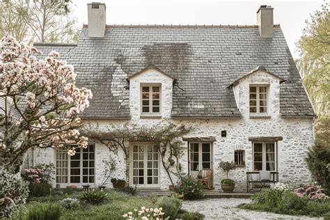 Maison angevine traditionnelle en pierre