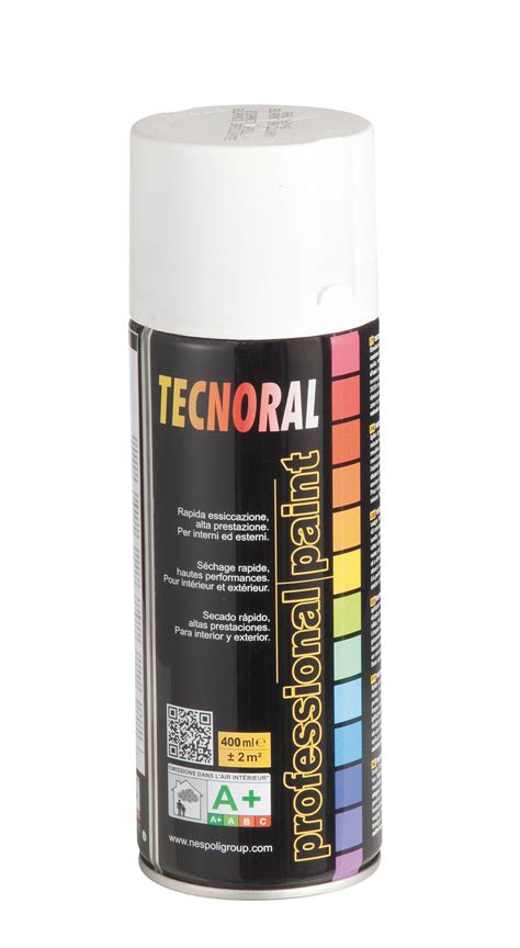 Aérosol de peinture blanche pour PVC