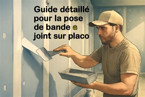 Outils pour la pose de bandes à joint placo
