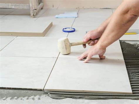 Exemple de pose de carrelage complexe