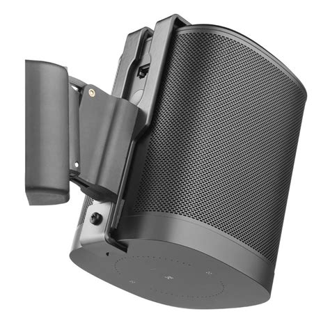 Enceinte montée sur un support mural orientable