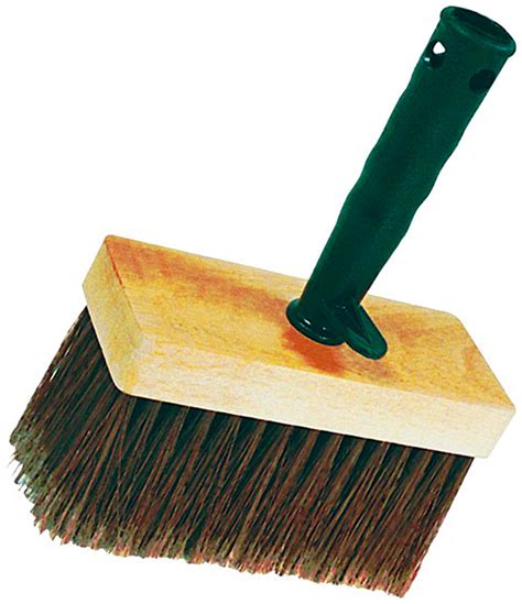 Application du badigeon avec une brosse spalter