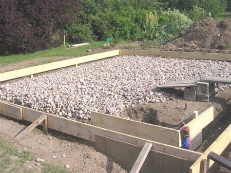 Préparation d'une dalle béton