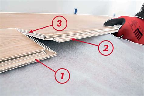 Schéma de l'espace de dilatation pour parquet flottant