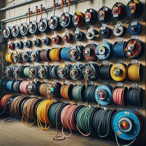 Enrouleurs de tuyaux de sécurité dans un atelier