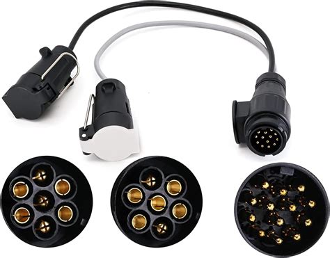 Adaptateur de prise de remorque 13 broches vers 7 broches