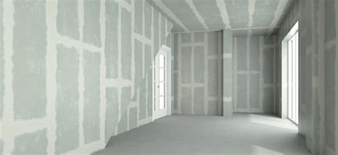 Construction d'une cloison en plaques de plâtre