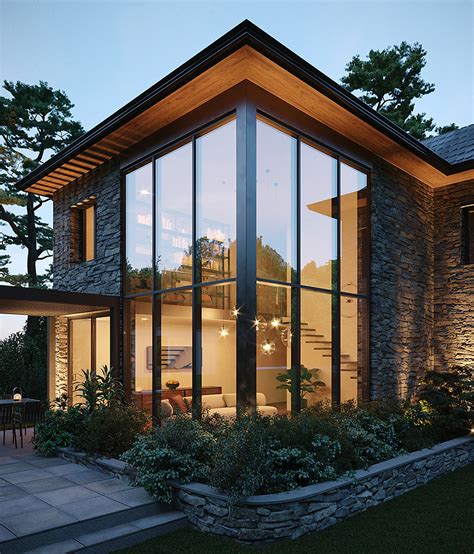 façade vitrée moderne