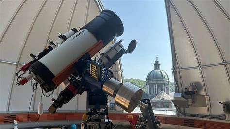 Vue d'ensemble d'un télescope assemblé