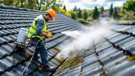 Toiture propre après démoussage