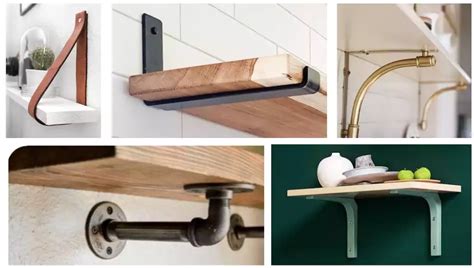 Exemples d'équerres d'étagère décoratives