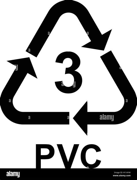Symbole recyclage PVC