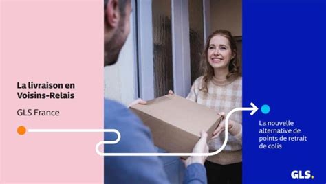 Carte représentant le réseau de points relais GLS en France