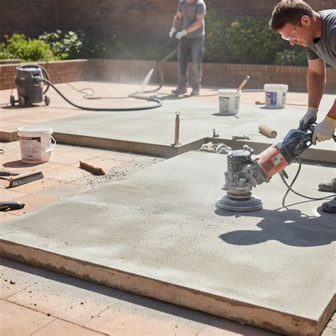 Préparation d'une surface en béton avant traitement