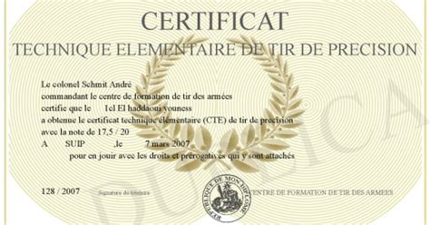 Certificat technique Isostal