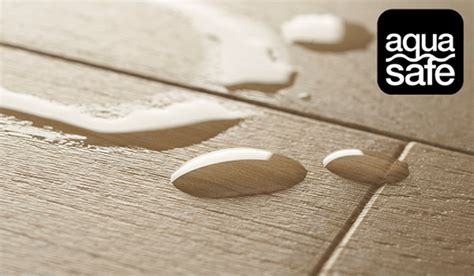 Schéma illustrant la technologie AquaSafe de Pergo