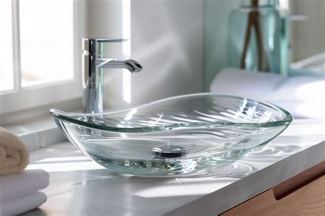 Schéma d'installation d'une vasque en verre IKEA avec son anneau de surélévation