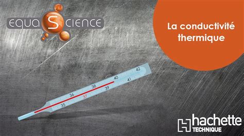 Diagramme expliquant la conductivité thermique