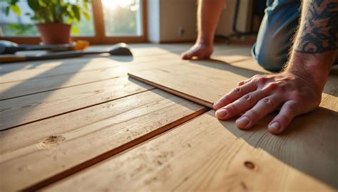 Plinthe masquant le joint de dilatation d'un parquet flottant