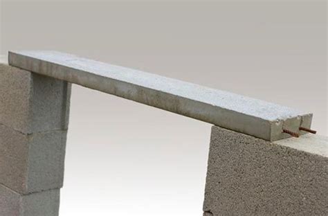 Bloc linteau en béton de 10 cm