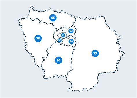 Carte de l'Île-de-France avec l'Essonne mise en évidence